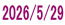 2026/5/29